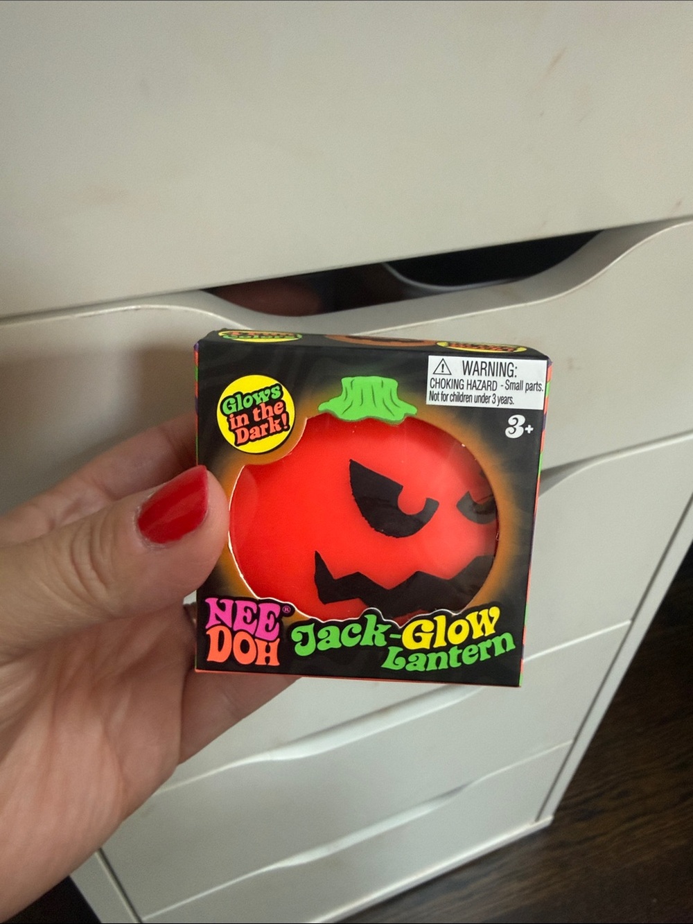 NeeDoh Jack Glow Lantern ORANGE